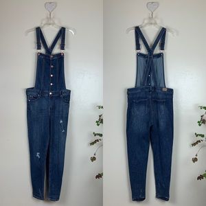 CELEBRITY PINK Denim Overalls Slim Fit Distressed